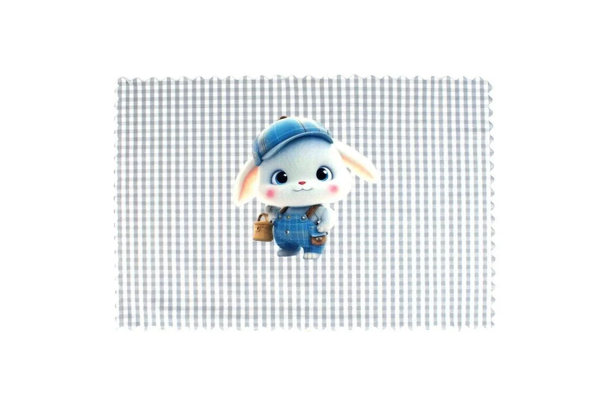 Φωτογραφία προϊόντος: Dimcol Σουπλά Φαγητού bebe Cap Bunny 38 35X50 Γκρι Υφασμάτινο