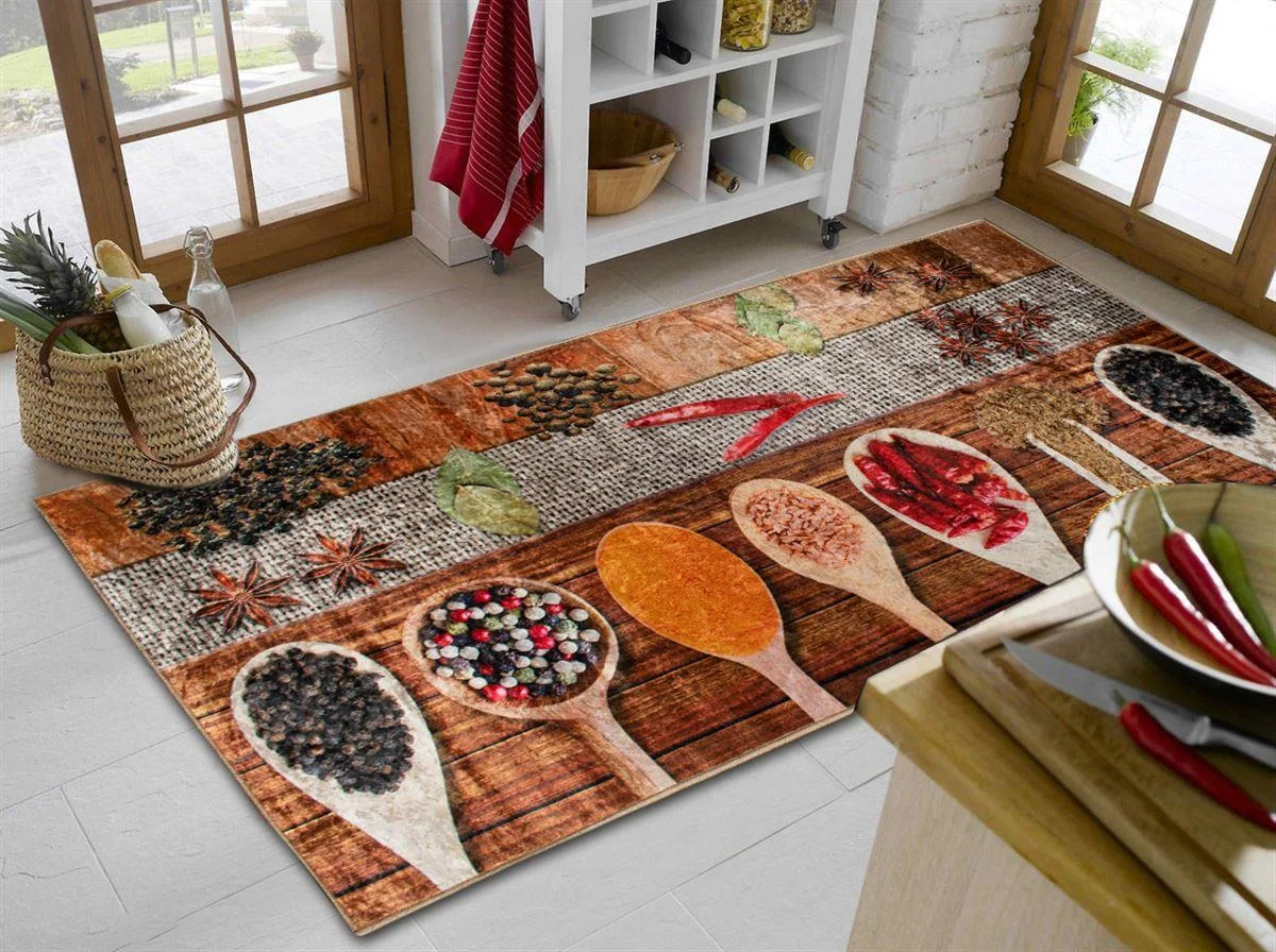 Φωτογραφία προϊόντος: Dimcol ΧΑΛΑΚΙ ΚΟΥΖΙΝΑΣ Spices 252 80X200 Polyester 100%