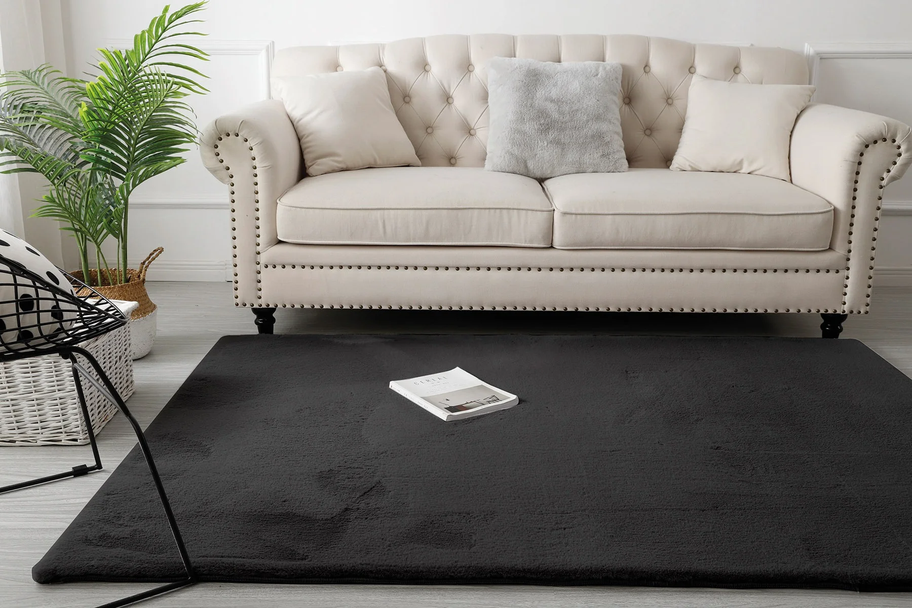 Φωτογραφία προϊόντος: LINO DOUX BLACK Χαλί Μηχανής 160x230