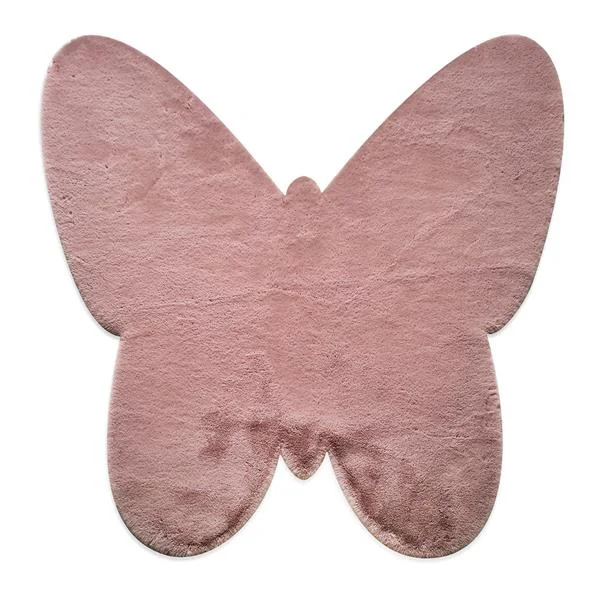 Φωτογραφία προϊόντος: ΧΑΛΙ PUFFY JM7 DARK PINK BUTTERFLY ANTISLIP - 120X120B NewPlan