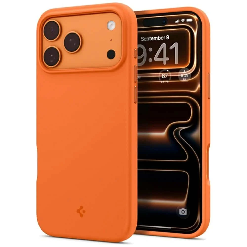 Φωτογραφία προϊόντος: Θήκη Spigen Silicone Fit Magsafe για Apple iPhone 17 Pro Max Πορτοκαλί