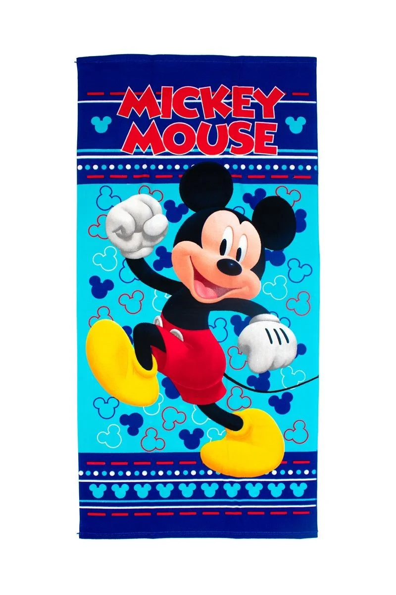 Φωτογραφία προϊόντος: Πετσέτα Θαλάσσης Quick Dry Disney Home Mickey 541 70X140 Sky Blue 100% Microfiber