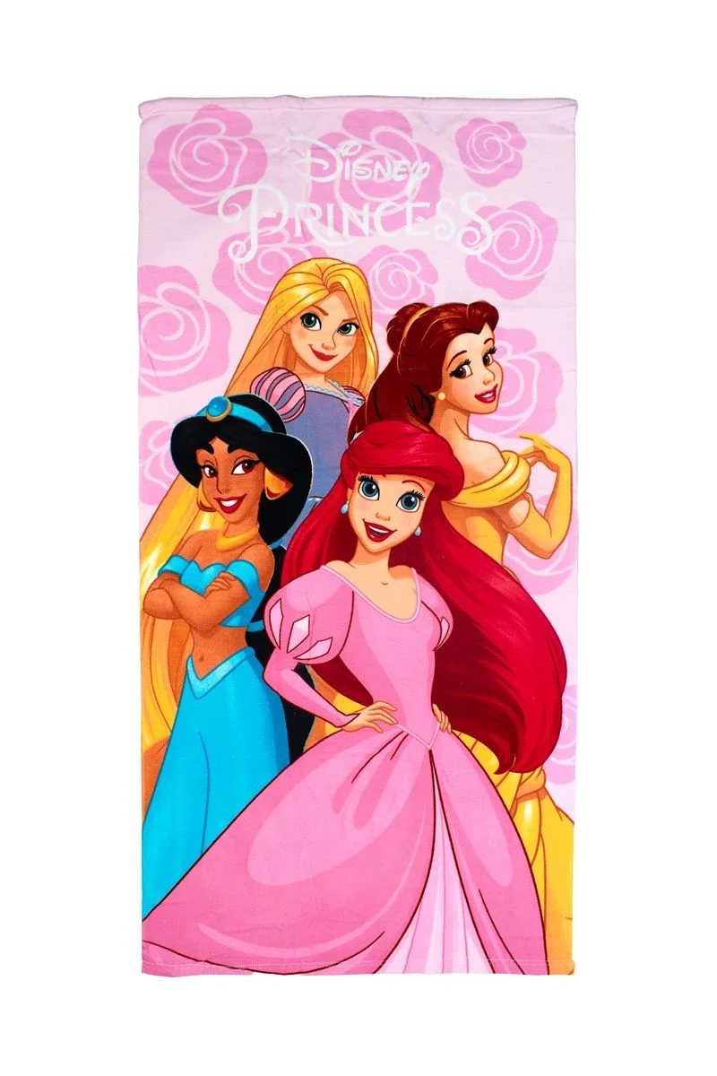 Φωτογραφία προϊόντος: Πετσέτα Θαλάσσης Quick Dry Disney Home Princess 334 70X140 Pastel Lilac 100% Microfiber