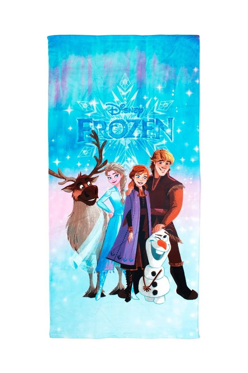 Φωτογραφία προϊόντος: Πετσέτα Θαλάσσης Quick Dry Disney Home Frozen 551 70X140 Blue 100% Microfiber