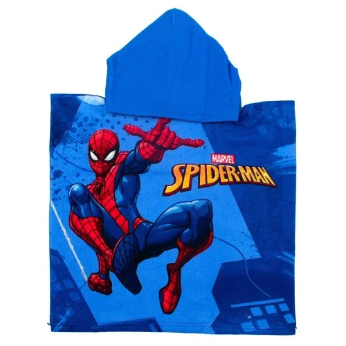 Φωτογραφία προϊόντος: Dimcol Πόντσο Θαλάσσης Quick Dry Marvel Spider-Man 50x100 Sky Blue-Blue
