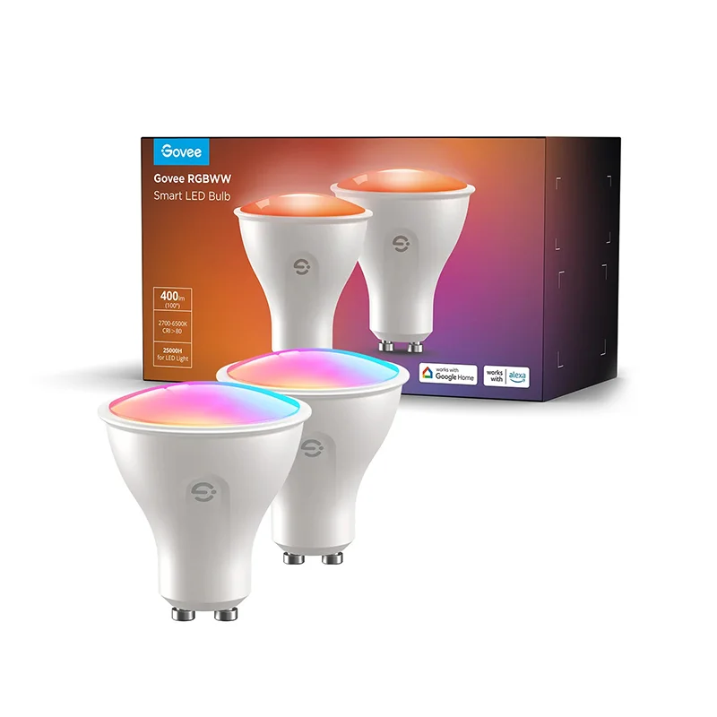 Φωτογραφία προϊόντος: GOVEE H600D Smart LED Bulb RGBWW GU10 400lm 2-pack
