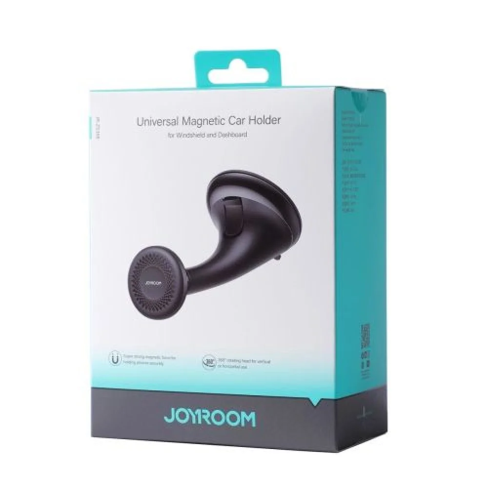 Φωτογραφία προϊόντος: Joyroom Car Mount Magnetic Clamp Holder (Dashboard Version) 4-7 inch, Black (JR-ZS356)