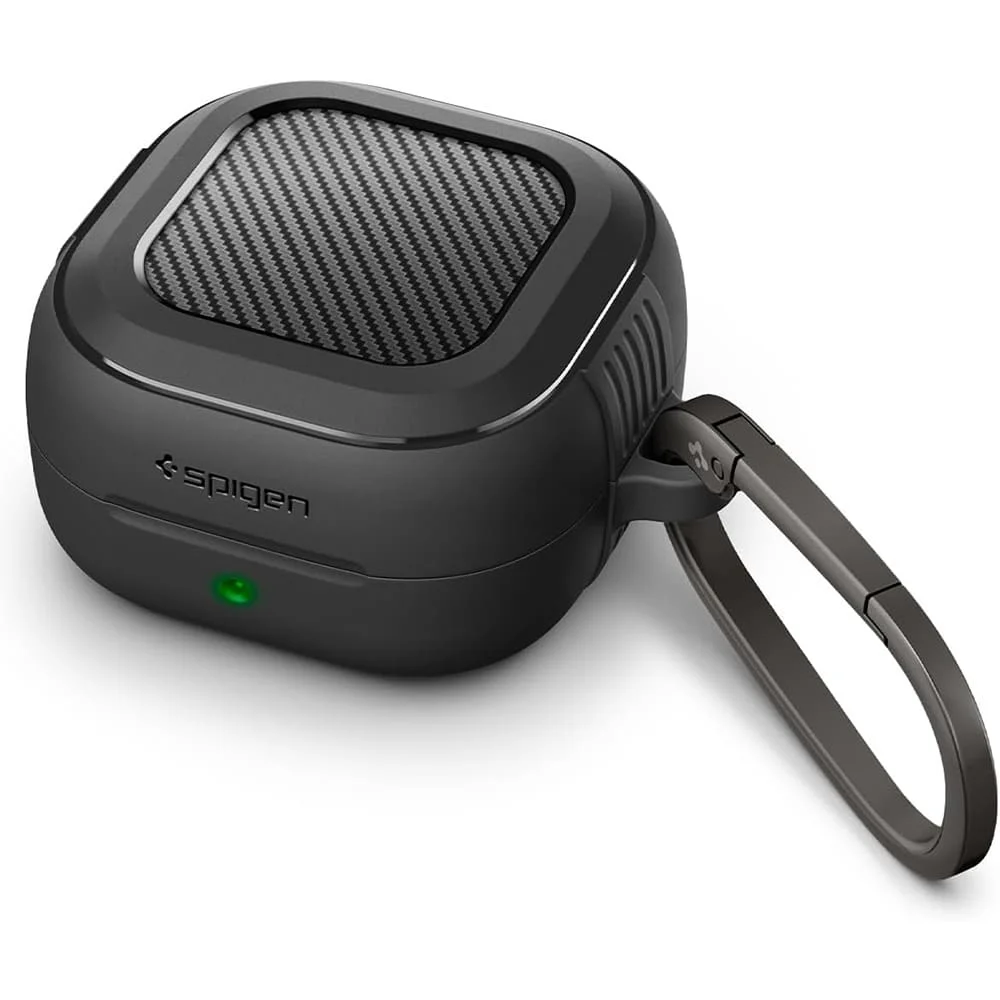 Φωτογραφία προϊόντος: Θήκη Spigen Rugged Armor για Samsung Galaxy Buds4 / Buds4 Pro μαύρη