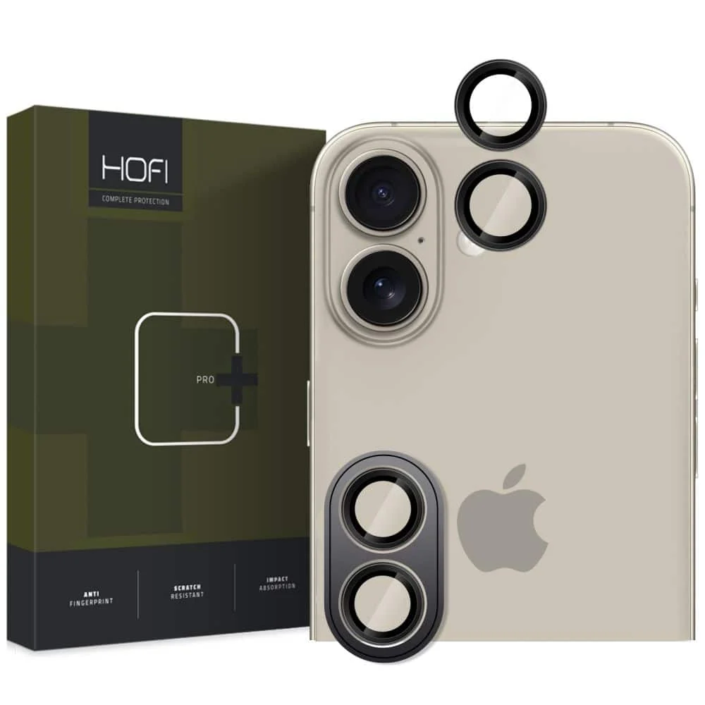Φωτογραφία προϊόντος: HOFI Camring Pro+ Προστασία κάμερας για iPhone 16 / 16 Plus (μαύρο)