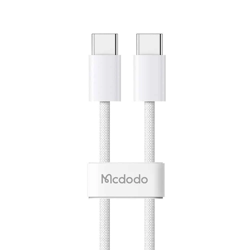 Φωτογραφία προϊόντος: Mcdodo Data Καλώδιο CA-5690 USB-C σε USB-C, PD fast charging 3A 60W, 480Mbps, 1m - White