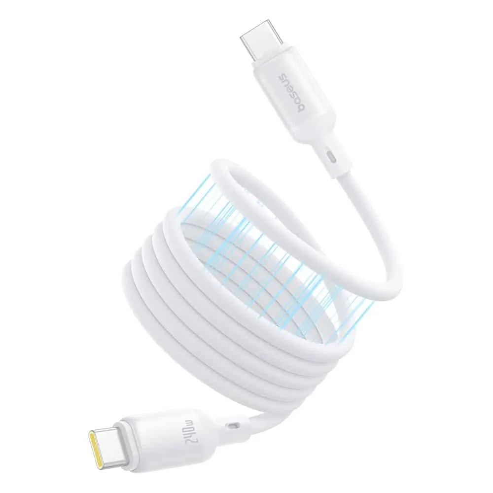 Φωτογραφία προϊόντος: Καλώδιο USB-C σε USB-C Baseus PicoGo, 240W, 1m, Λευκό (P10376800211-00)