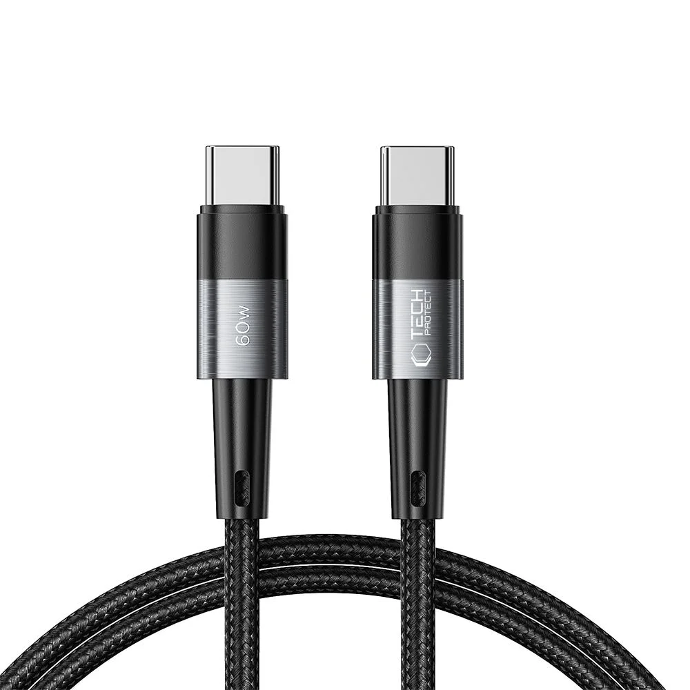 Φωτογραφία προϊόντος: Tech-Protect καλώδιο Type-C PD60W/3A 100CM γκρι