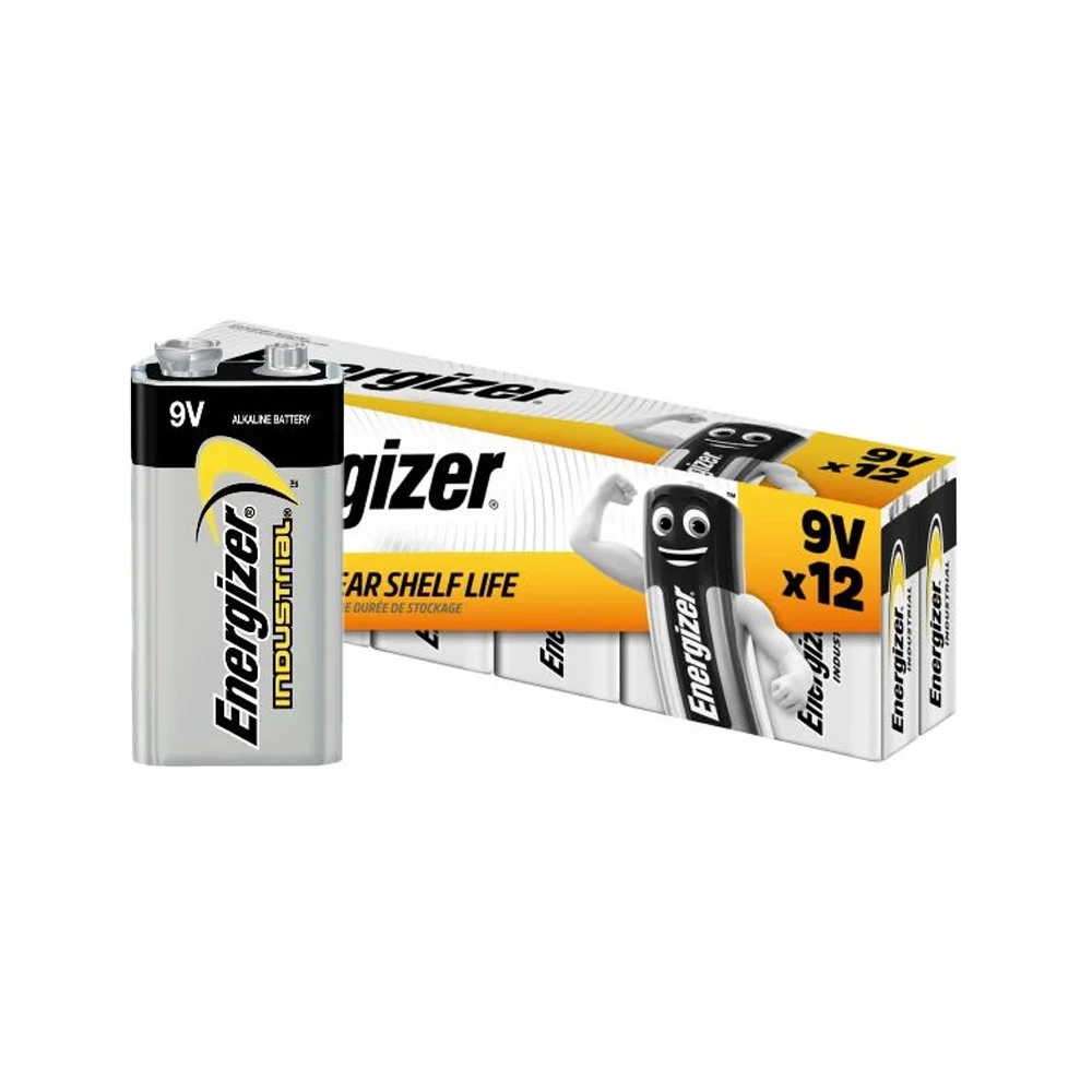Φωτογραφία προϊόντος: Energizer Industrial Αλκαλικές Μπαταρίες 9V 12τμχ