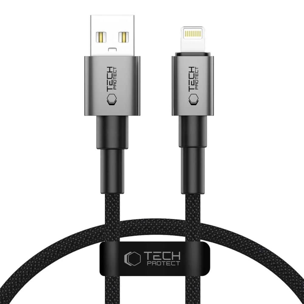 Φωτογραφία προϊόντος: ΚΑΛΩΔΙΟ TECH-PROTECT ULTRABOOST DNA LIGHTNING 12W / 3A 25CM ΣΙΔΕΡΟ ΓΚΡΙ