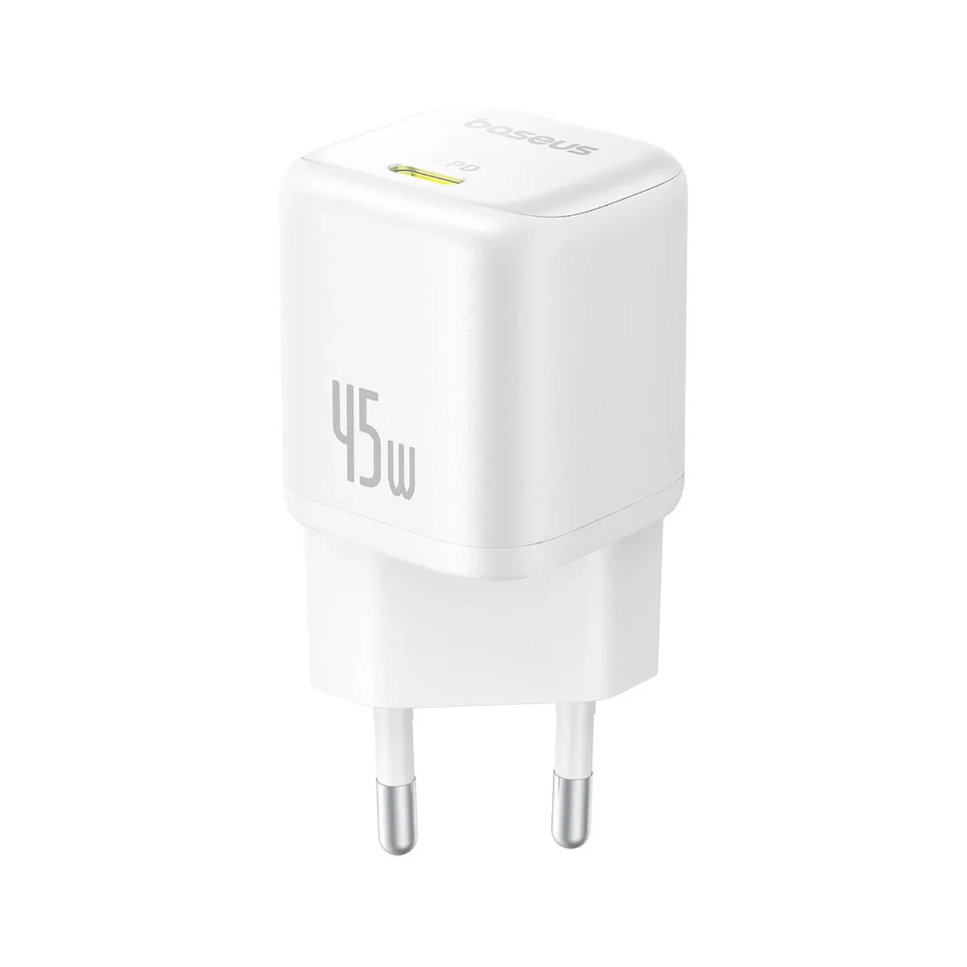 Φωτογραφία προϊόντος: Baseus PicoGo USB-C GaN PD QC 3.0 Φορτιστής 45W - Λευκό