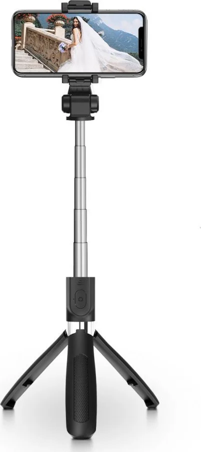 Φωτογραφία προϊόντος: Selfie Stick με Βάση Τρίποδο Tech-Protect Μαύρο