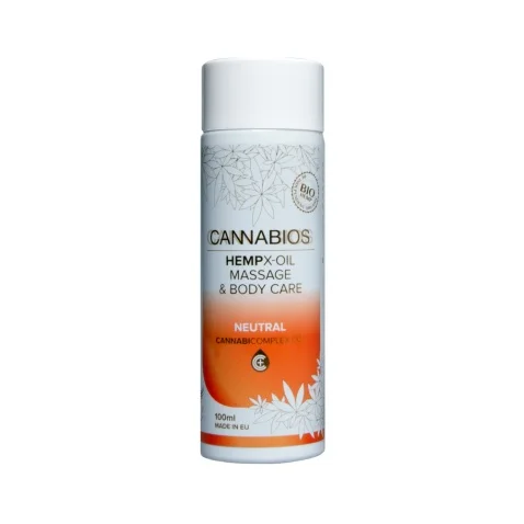 Φωτογραφία προϊόντος: Cannabios HempX-Oil Massage & Body Care Neutral 100ml