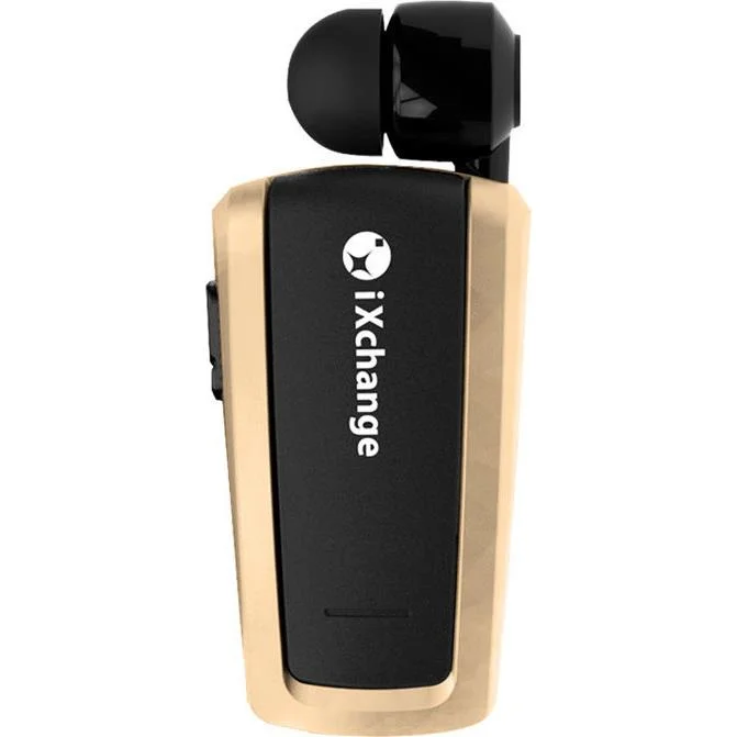 Φωτογραφία προϊόντος: Retractable BT Mini Headset UA25 Gold iXchange (Bluetooth Ακουστικό)