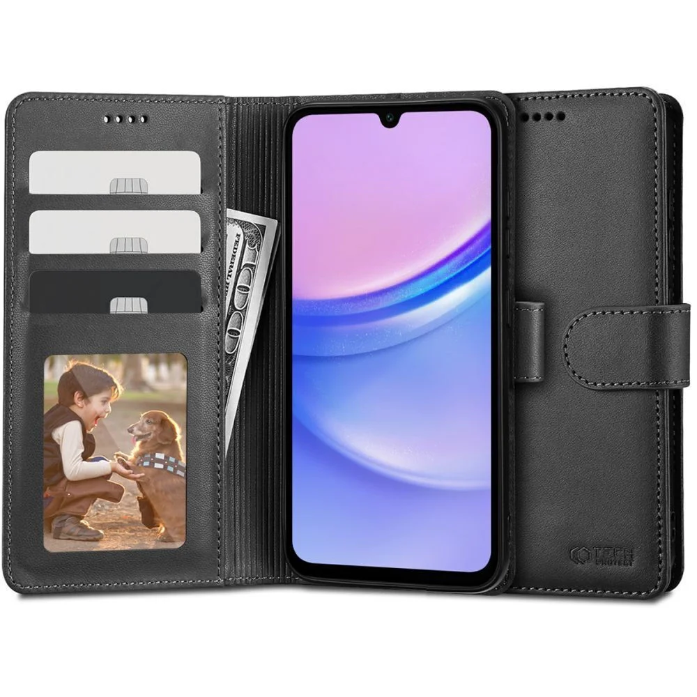 Φωτογραφία προϊόντος: Tech-Protect Wallet Μαύρο (Samsung Galaxy A15 4G / 5G)