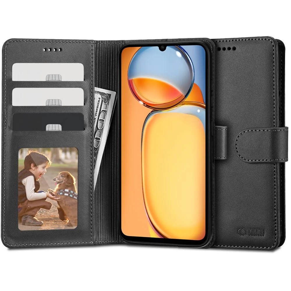 Φωτογραφία προϊόντος: Tech-Protect Wallet Δερματίνης Μαγνητικό Μαύρο για Redmi 13C / Poco C65