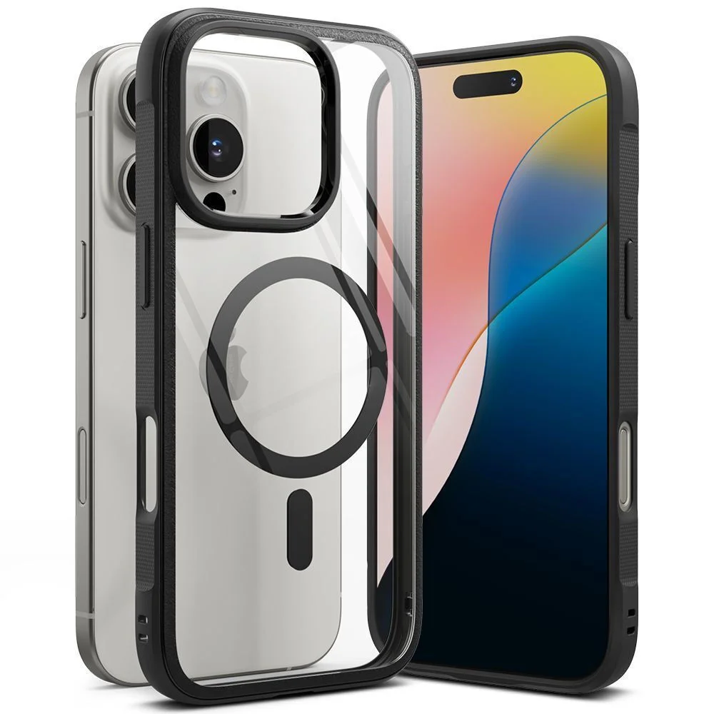 Φωτογραφία προϊόντος: Ringke Fusion Bold Magnetic Back Cover Μαύρο (iPhone 16 Pro)