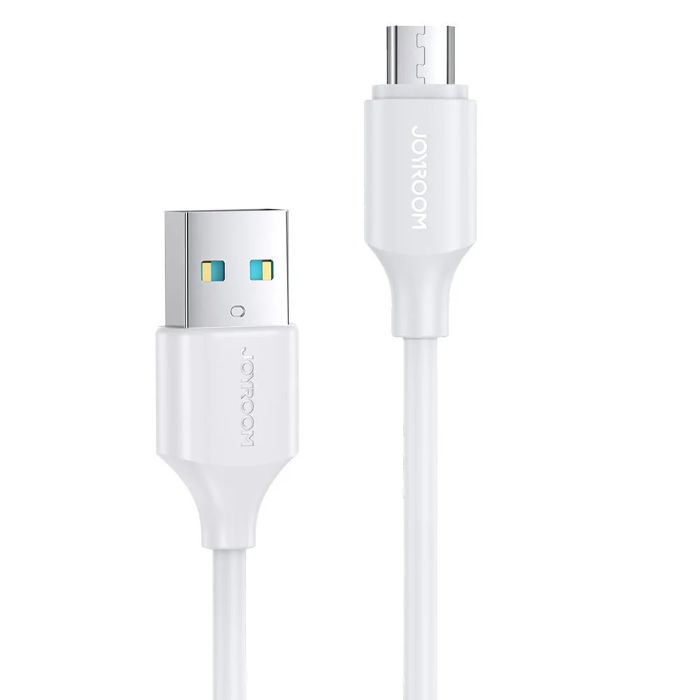 Φωτογραφία προϊόντος: Joyroom S-UM018A9 Regular USB 2.0 σε micro USB Καλώδιο 0,25m Λευκό