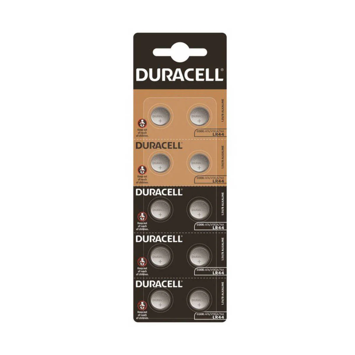 Φωτογραφία προϊόντος: Duracell Αλκαλικές Μπαταρίες Ρολογιών LR44 1.5V 10τμχ