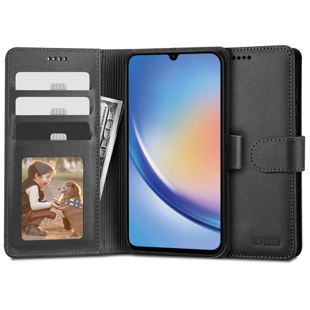 Φωτογραφία προϊόντος: TECH-PROTECT Tech-Protect Wallet Σιλικόνης Μαύρο (Galaxy A34)
