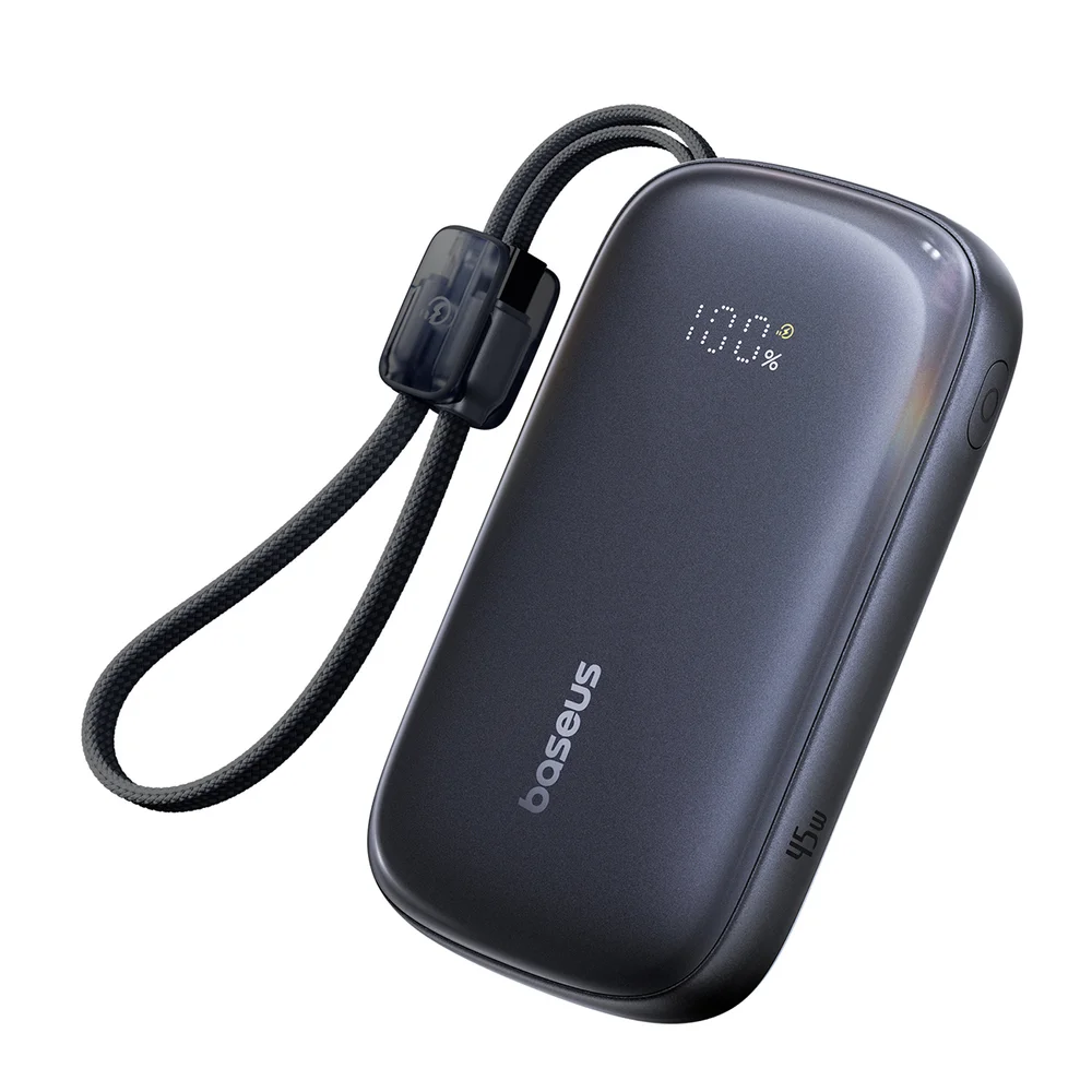 Φωτογραφία προϊόντος: Baseus EnerFill FC21 QPow3 Ultra Power Bank 20000mAh 45W με USB-A (Μαύρο) - MPN E0027P00