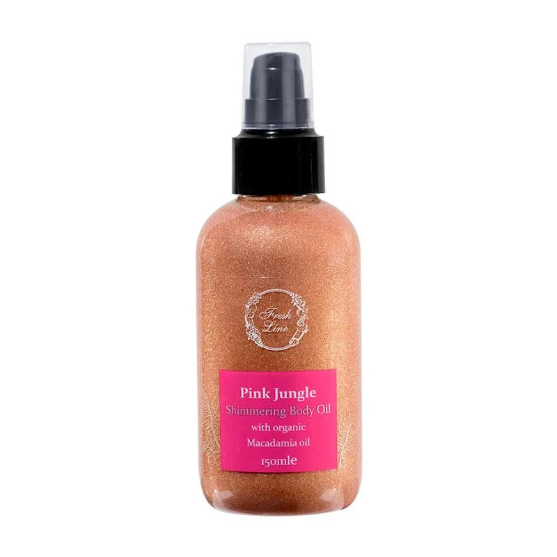 Φωτογραφία προϊόντος: FRESHLINE Fresh Line Pink Jungle Shimmering Body Oil Ξηρό Λάδι Λάμψης Σώματος 150ml