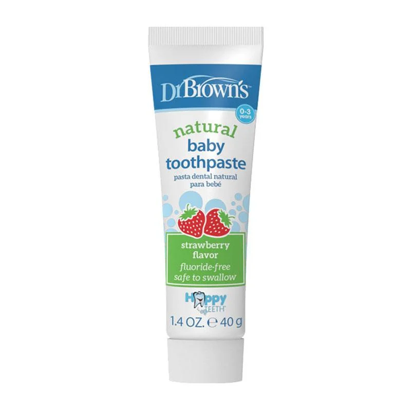 Φωτογραφία προϊόντος: DR BROWNS Dr Brown`s Natural Βρεφική Οδοντόπαστα με Γεύση Φράουλα 40g
