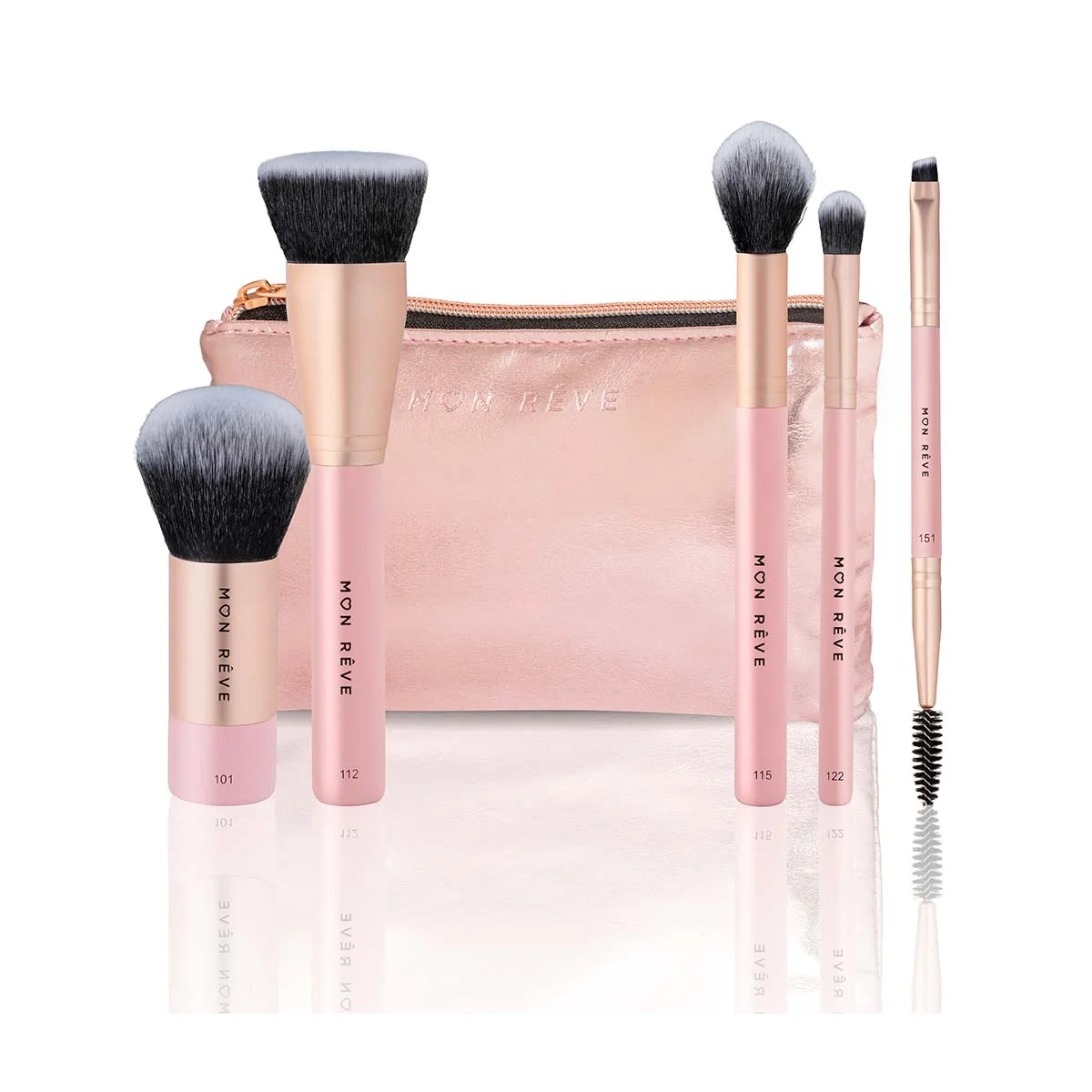 Φωτογραφία προϊόντος: Mon Reve Essential 5 Brush Set Face & Eyes 5 Πινέλα Μακιγιάζ
