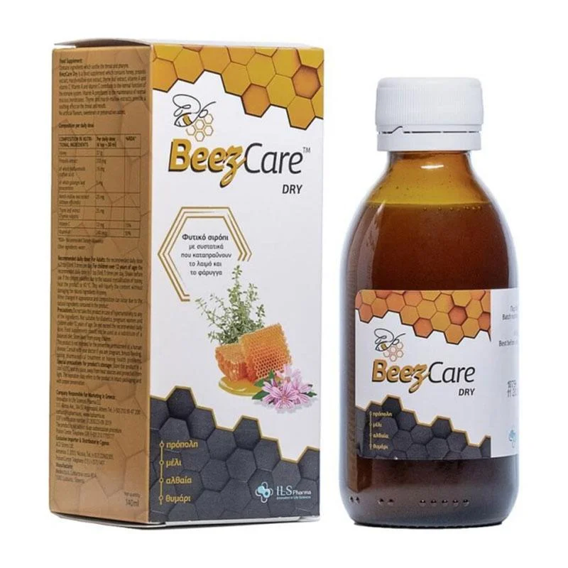Φωτογραφία προϊόντος: Beezcare Dry Φυτικό Σιρόπι για το Ξηρό Βήχα 140ml