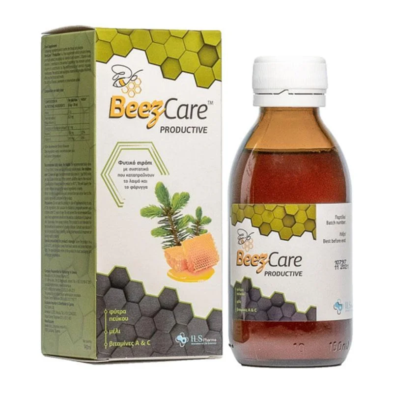 Φωτογραφία προϊόντος: Beezcare Productive Φυτικό Σιρόπι για Παραγωγικό Βήχα 140ml