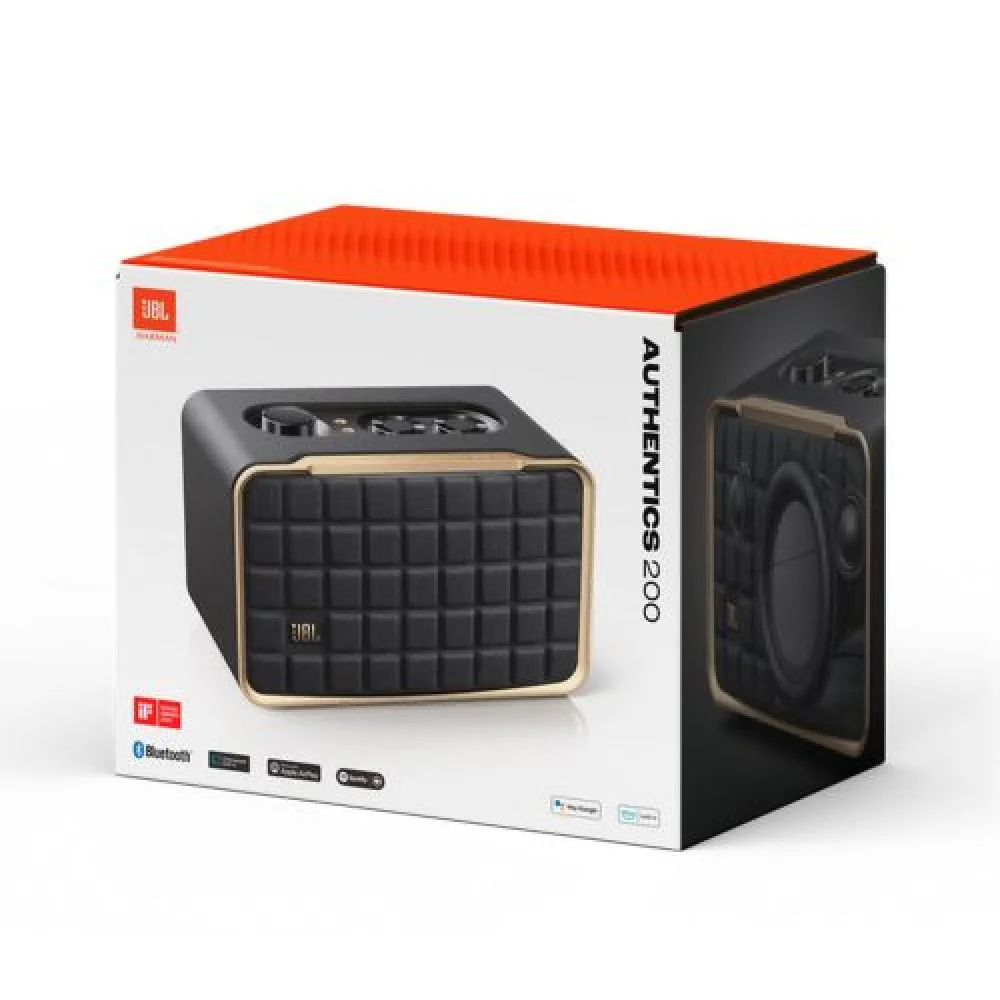 Φωτογραφία προϊόντος: Jbl JBL Authentics 200, Wireless Home speaker, BT, WiFi, AirPlay, Chromecast, Alexa, VA, (Black) 2160230 142427 1200130000638 Φορητά Ηχεία Jbl
