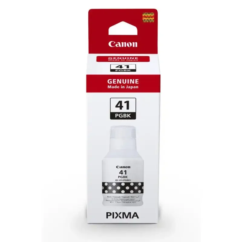 Φωτογραφία προϊόντος: Γνήσιο μελάνι Canon Bottle GI-41BK Black 6k (4528C001AA)