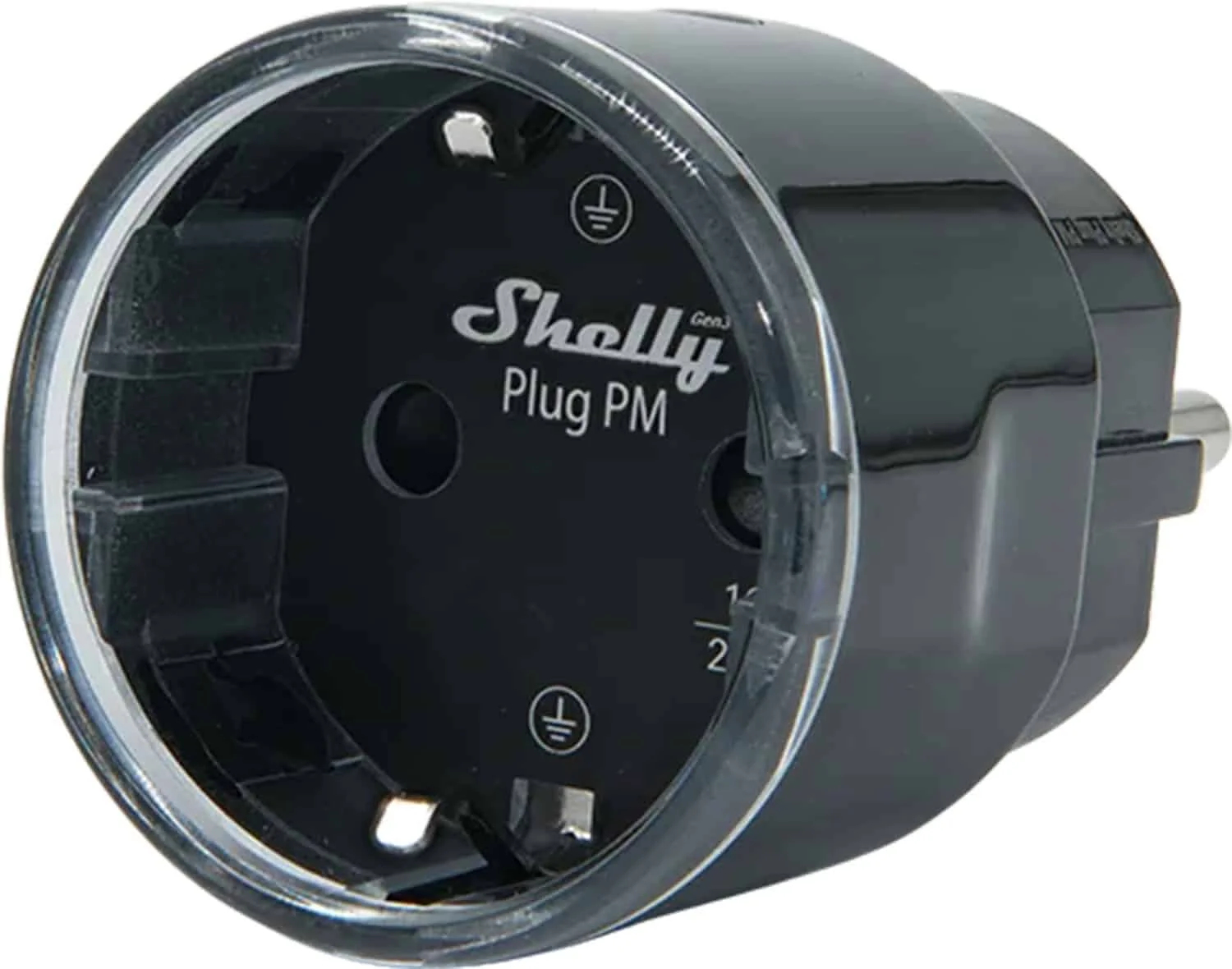 Φωτογραφία προϊόντος: Shelly Plug PM Gen3 Matter 13A έξυπνη πρίζα, μαύρη