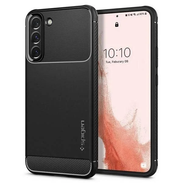 Φωτογραφία προϊόντος: Θήκη Spigen Rugged Armor για το Samsung Galaxy S22 5G - Matte Black (ACS03986)