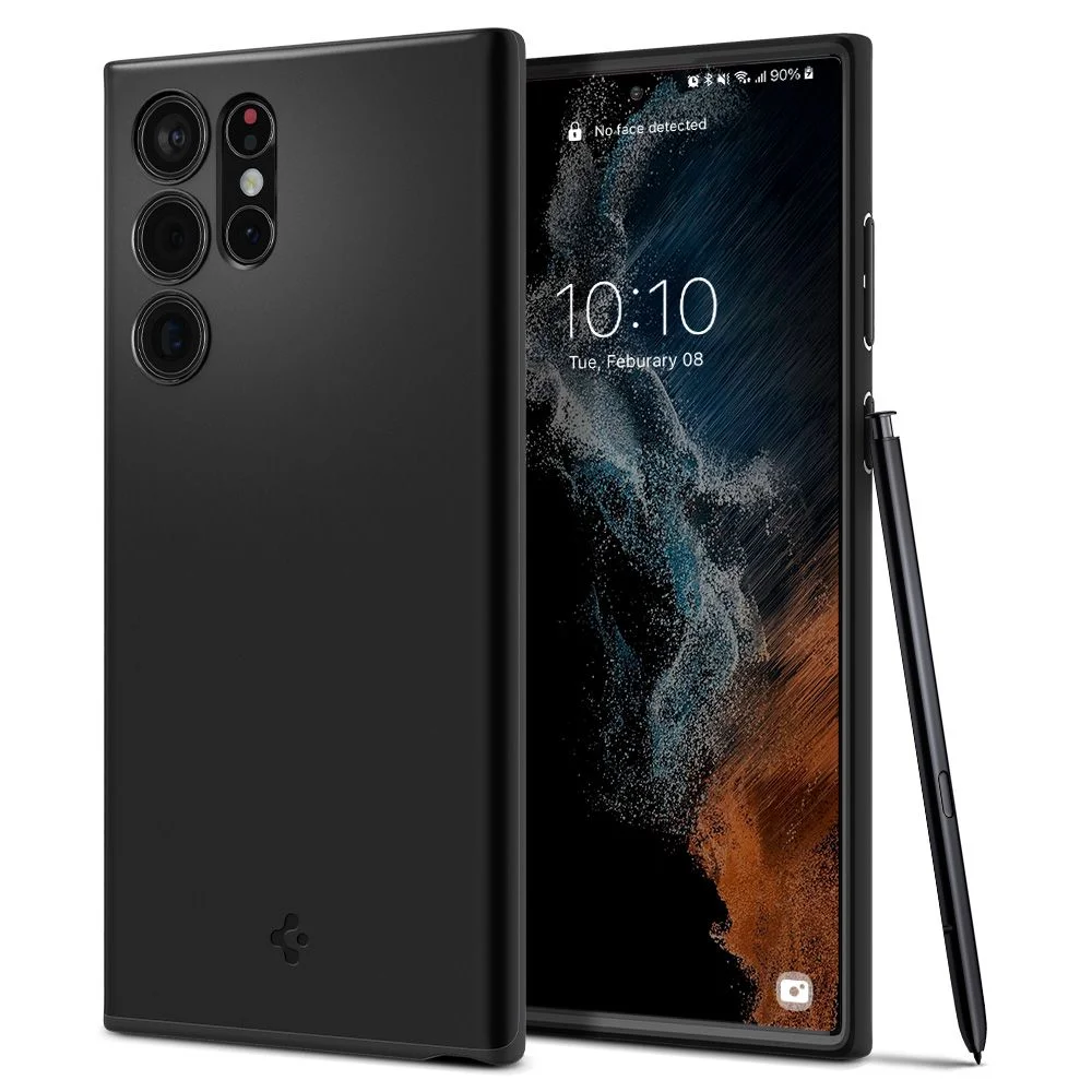 Φωτογραφία προϊόντος: Θήκη Spigen Thin Fit για το Samsung Galaxy S22 Ultra 5G - Black (ACS03911)