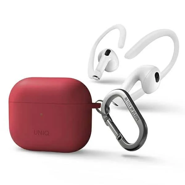 Φωτογραφία προϊόντος: Θήκη UNIQ Nexo Apple AirPods 3 Ear Hooks Silicone - Coral