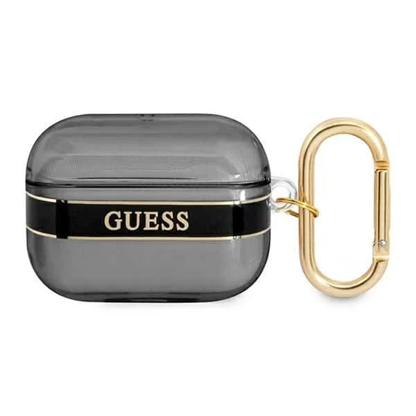 Φωτογραφία προϊόντος: Guess TPU Printed Stripe Case για AirPods Pro (Μαύρο)