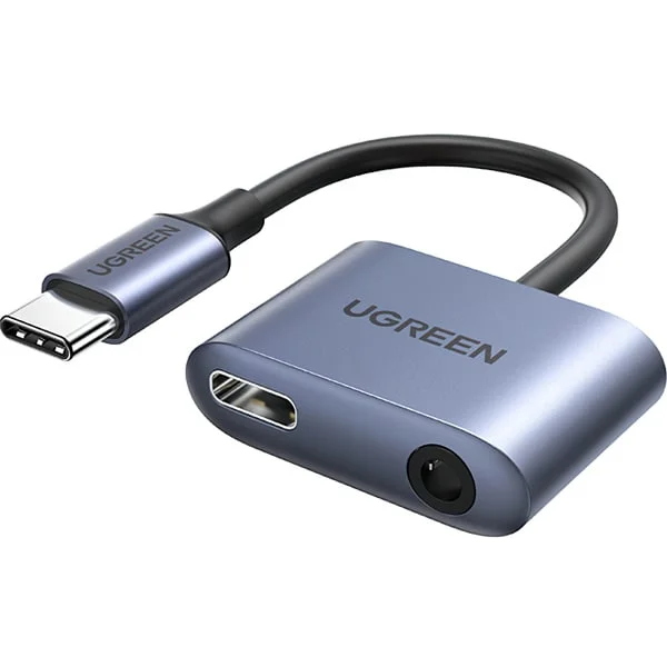 Φωτογραφία προϊόντος: USB-C To 3.5mm / USB-C Audio Adapter Ugreen Cm231, Grey