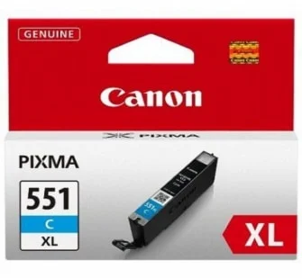 Φωτογραφία προϊόντος: Μελάνι CANON CLI-551XL CYAN 6444B001AA