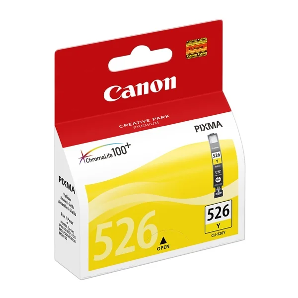 Φωτογραφία προϊόντος: Μελάνι CANON CLI-526Y YELLOW 4543B001