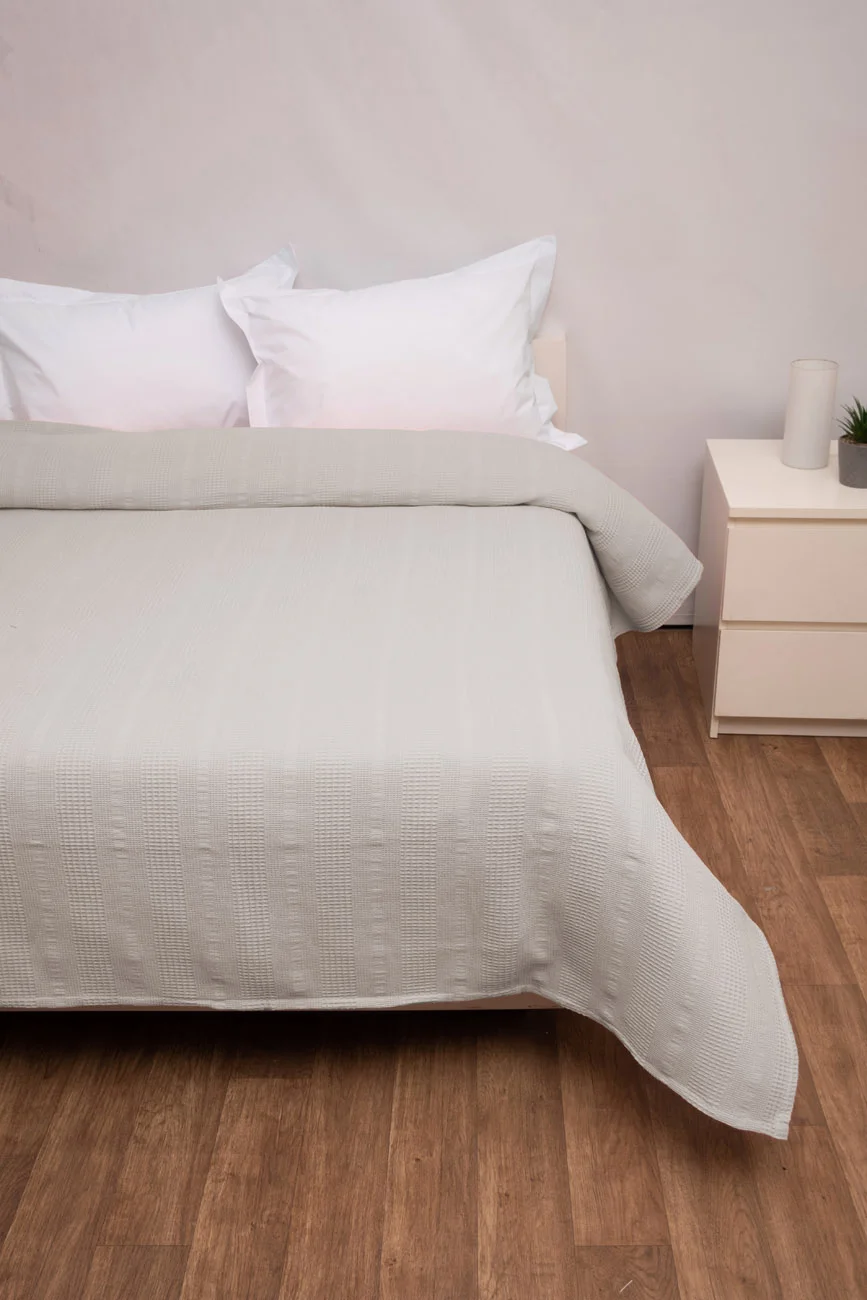 Φωτογραφία προϊόντος: VIOPROS Κουβέρτα Πικέ King Size 260x240 Αλέξα Γκρι