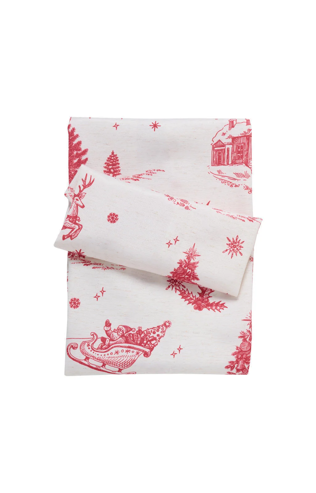 Φωτογραφία προϊόντος: DAS HOME CHRISTMAS RUNNER 45Χ140 0772 ECRU, RED