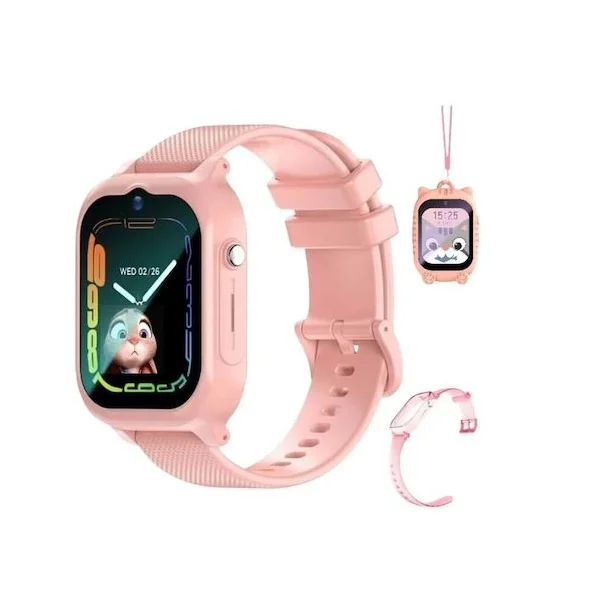 Φωτογραφία προϊόντος: OEM Awei H29 Παιδικό Smartwatch με GPS και Καουτσούκ/Πλαστικό Λουράκι Ροζ 51530314