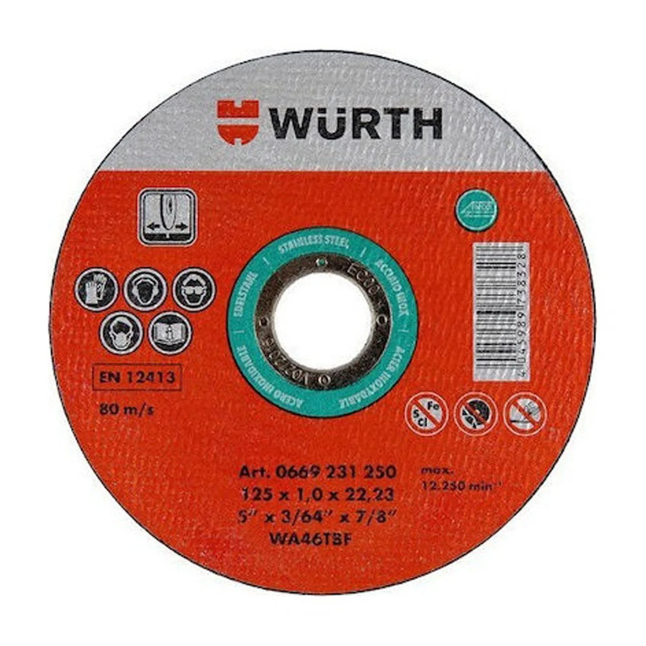 Φωτογραφία προϊόντος: Würth Red Line Δίσκος Κοπής Φ115x1mm - 0663401150