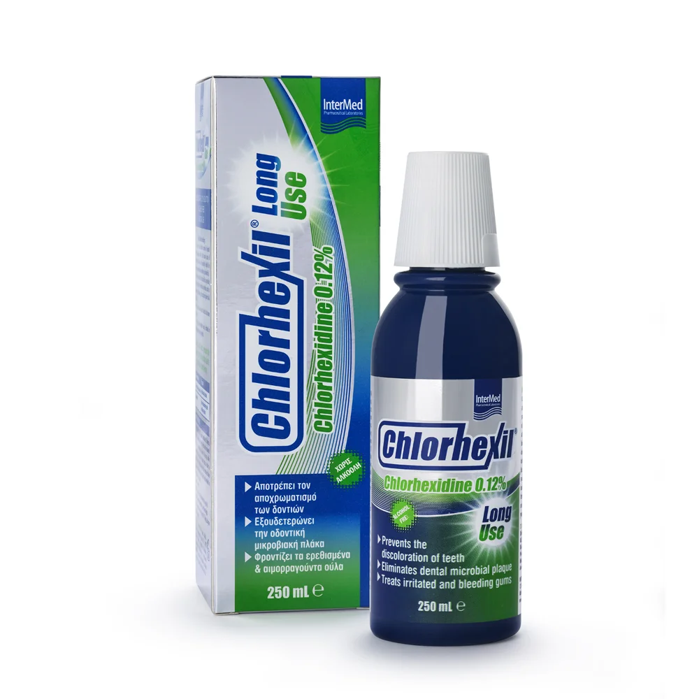 Φωτογραφία προϊόντος: CHLORHEXIL 0.12% Mouthwash - Long Use Στοματικό Διάλυμα (250ml)