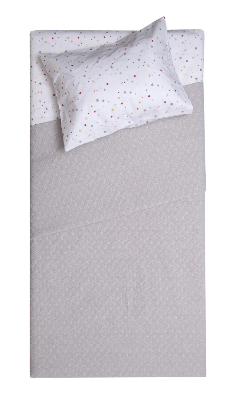 Φωτογραφία προϊόντος: VIOPROS Κουβέρτα Polycotton Αγκαλιάς 80x115 Δήλος Λινό